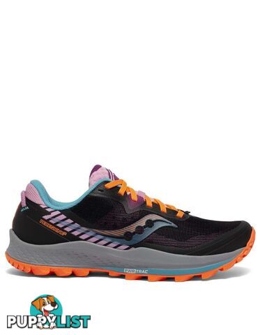 Saucony Peregrine 11 Womens Trail Running Shoes - Future Black - 6.5 - S10641-25-65