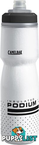 Camelbak Podium Chill .7L Water Bottle - White/Black - CB1873101071