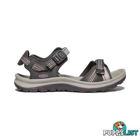 Keen Terradora II Open Toe Womens Hiking Sandals - Dark Grey Dawn Pink - 1022448