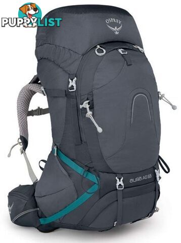 Osprey Aura AG 65L Womens Hiking Backpack - Vestal Grey-S - OSP0717-VestalGre-S