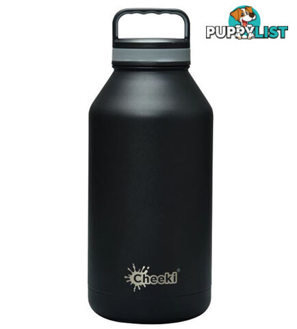 Cheeki Chiller 1.9L Insulated Bottle - Black - CC1900BL1