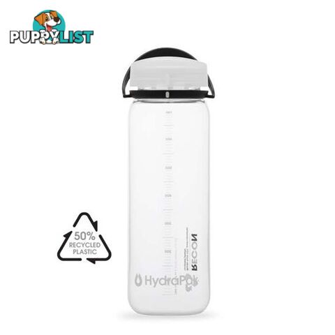 Hydrapak Recon 750Ml Water Bottle - White - HYD-BR01W