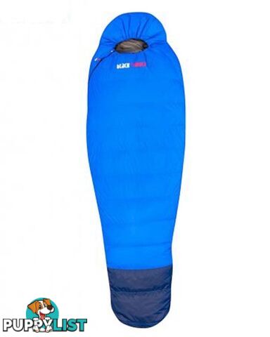 Black Wolf Hiker 300 Down Sleeping Bag - Blue - 5764-Blue