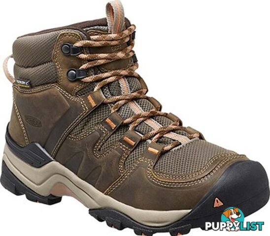 Keen Gypsum II Womens Mid Waterproof Hiking Boots - Cornstock Gold Coral [Shoe Size:uk 5/us 7.5/eu 38] - 1015354-75