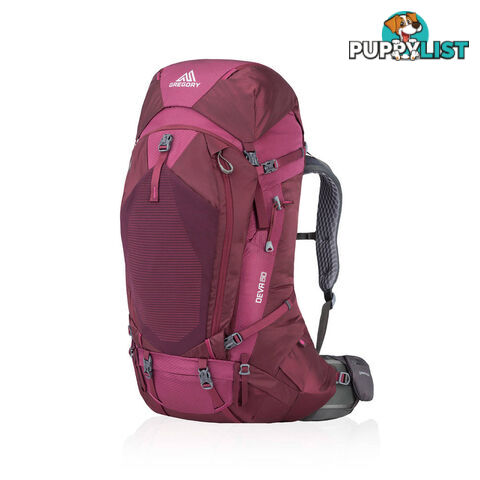 Gregory Deva 60 Womens Hiking Backpack - Plum Red - Small - 91622-6400