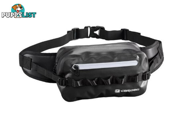 Caribee Squall 2.0 Water Resistant Waist Bag - Black - 5822-BLK