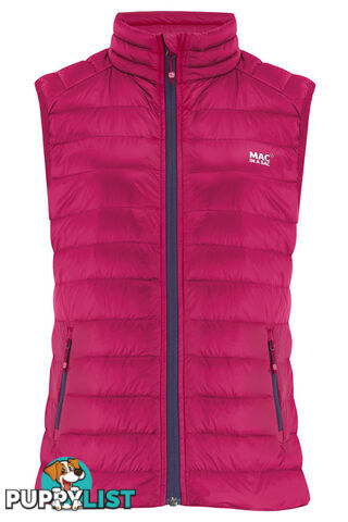 Mac In A Sac Alpine Womens Down Vest - Fuchsia - 12 - MAC-VEST-FUCHIA-12