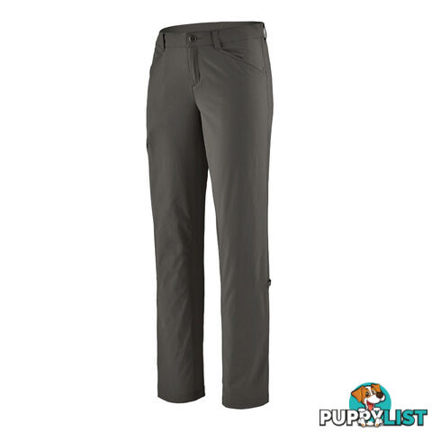 Patagonia Quandary Womens Hiking Pant - Regular - Forge Grey - 12 - 55416-FGE-12