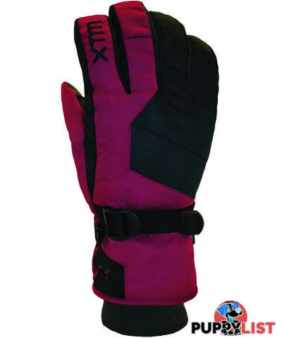 XTM Les Triomphe Ladies Snow Glove - Burgundy - L - BL009-BUR-L