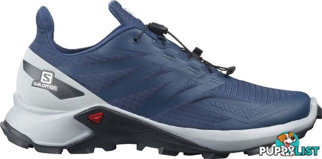 Salomon Supercross Blast Mens Trail Running Shoes - Dark Denim/Pearl Blue/Ebony - 12US - L41284200-115