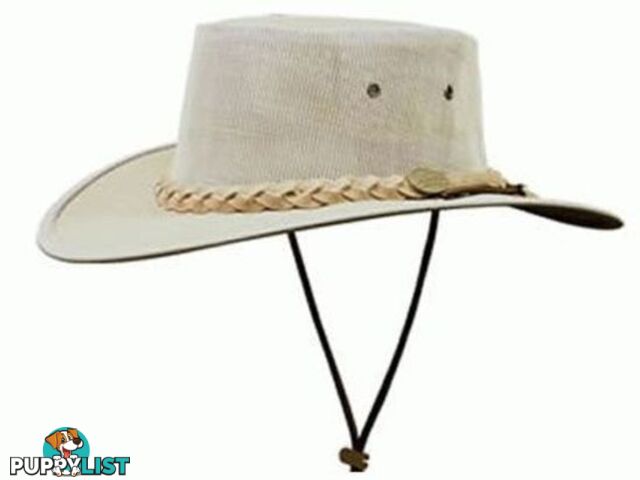 BARMAH DROVER CANVAS HAT KHAKI [Hat Size:Medium] - 1057KH4M