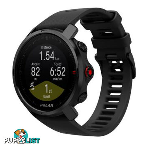 Polar Grit X Outdoor Multisport GPS Watch - Black - M/L - 90081734