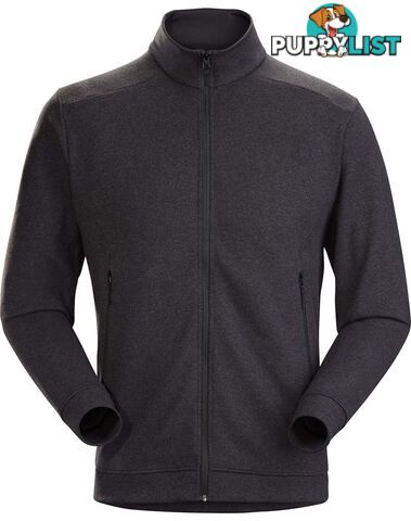 Arcteryx Covert LT Mens Fleece Cardigan - BLACK HEATHER - S - L07459000-S