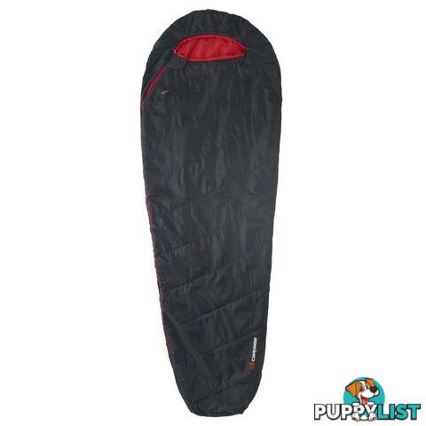 Caribee Nepal 600 +10 Synthetic Sleeping Bag - Black - 5452-NEPAL