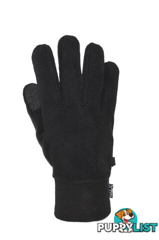 XTM Muse Ladies Fleece Glove - Black - L - EL002-BLK-L