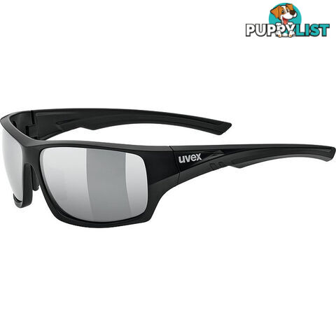 Uvex Sportstyle 222 Pola Sports Sunglasses - Black Matte - S5309802250