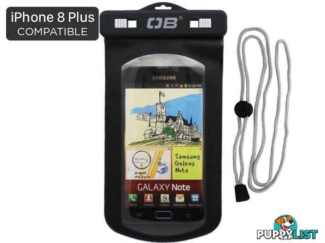 Overboard Large Waterproof Phone Case - Black - AOB1106BLK