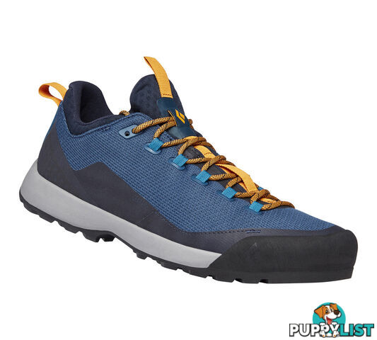 Black Diamond Mission LT Mens Approach Shoes - Eclipse/Blue Amber - 8 - BD58000191290801