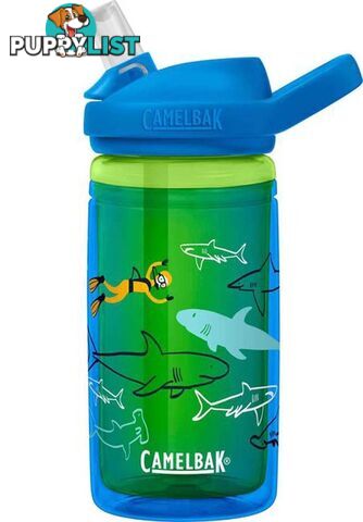 CamelBak Eddy+ Kids Insulated .4L Water Bottle - Scuba Sharks - CB2283401040