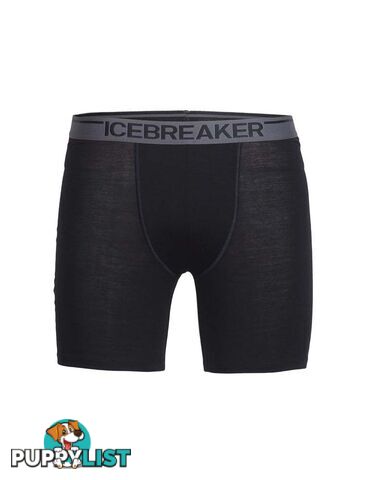 Icebreaker Merino Anatomica Long Mens Boxers - Black - XL - 103055010XL