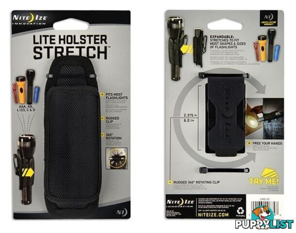 Nite Ize Multi-fit Stretch Flashlight Holster - XNLHS03