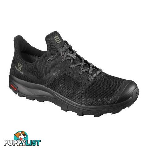 Salomon Outline Prism GTX Mens Hiking Shoes - Black/Black/Castor Grayor Gray - 12US - 411203-115