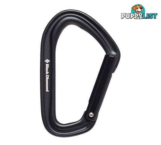 Black Diamond HotForge Straight Gate Carabiner - Black - BD2101580002ALL1