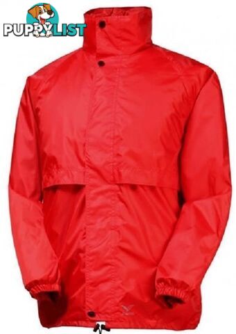 Rainbird Stowaway Unisex Waterproof Packable Rain Jacket - Red - L - 8004-7-RD-L