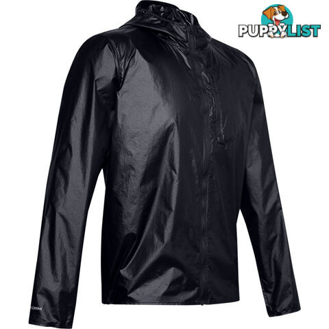 Under Armour OD Impasse Wind Mens Running Jacket - Black - SM - 1350943-001-SM