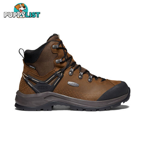 Keen Wild Sky Mid WP Mens Waterproof Hiking Boots - Dark Earth Black - 1022531