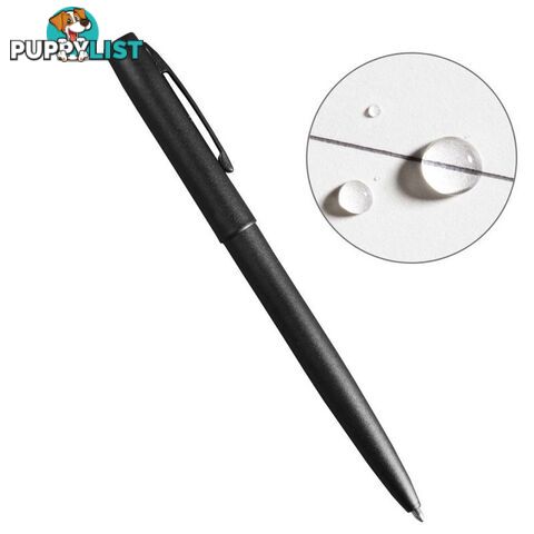 Rite In The Rain All Weather Metal Clicker Pen w/Clip - Matte Black - Black Ink - XR97