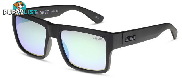 Liive Vision Midget Mirror Polarised Float Sunglasses - Matte Black - L0680A