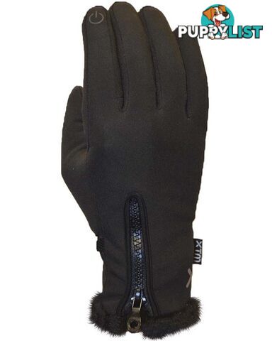 XTM Nina Soft Shell Ladies Glove - Black - EL008-BLK