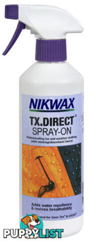 Nikwax TX Direct Spray-on Clothing Waterproofer 300ml - nik-txds