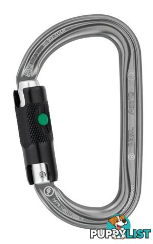 Petzl AM'D Locking D-Shape Locking Carabiner - K168-M34ABL