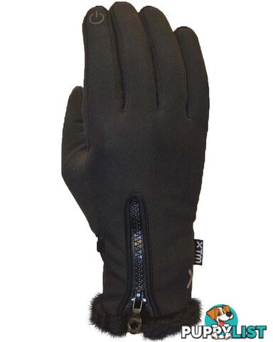 XTM Nina Soft Shell Ladies Glove - Black - Xs - EL008-BLK-XS