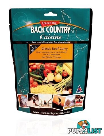 Back Country Freeze Dried Food Classic Beef Curry - Regular - BC405