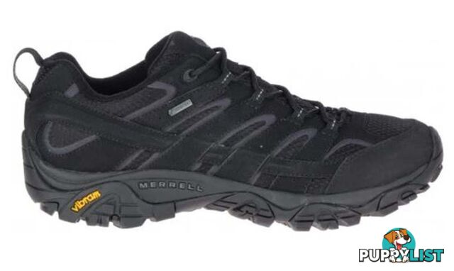 Merrell Moab 2 Goretex Mens Waterproof Hiking Shoes - Blackout - 9.5US - J599613-000-95