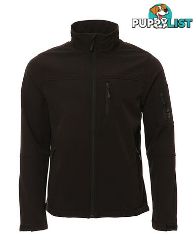 XTM Softshell Mens Windproof Jacket - Black - M - NM009-BLK-M