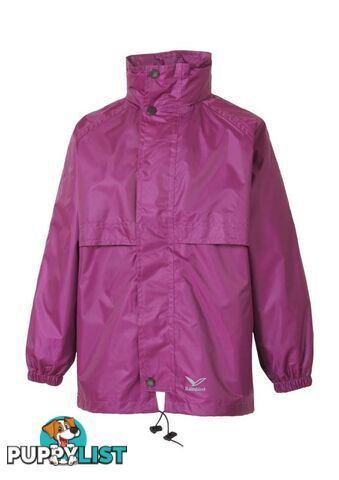 Rainbird Childrens Stowaway Rain Jacket - Orchid - LG - K8004-7-ORC-L