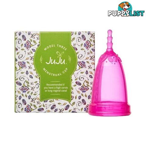 JuJu Menstrual Cup - Pink - Model 3 - M3-P