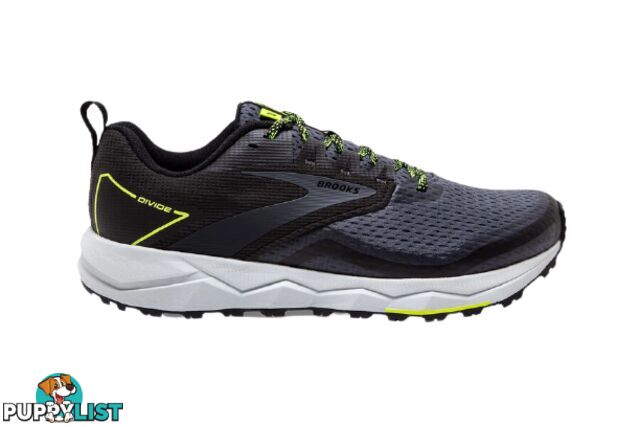 Brooks Divide 2 Mens Trail Running Shoes - Black/Ebony/Nightlife - 11US - 1103551D-029-11