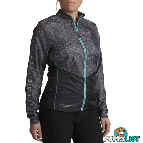 Ultimate Direction Ventro Windshell Womens Running Jacket - Heather Grey - 83433920HGY