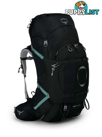 Osprey Ariel Plus 70L Womens Hiking Backpack - Black - XS/S - OSP0896-Black-XS-S