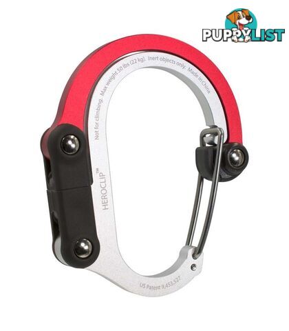 Heroclip Clip Hang Carabiner Medium - Hot Rod Red - HC-601-MD