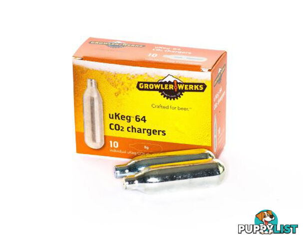 GrowlerWerks CO2 Cartridge - 8g - uKeg 64 - GWA1012-08-10