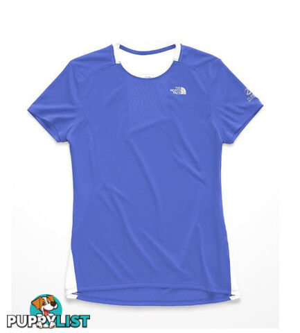 The North Face Flight Better Than Naked S/S Womens T-Shirt - Dazzling Blue-TNF White - QXS - NF0A3UXNAL8-QXS