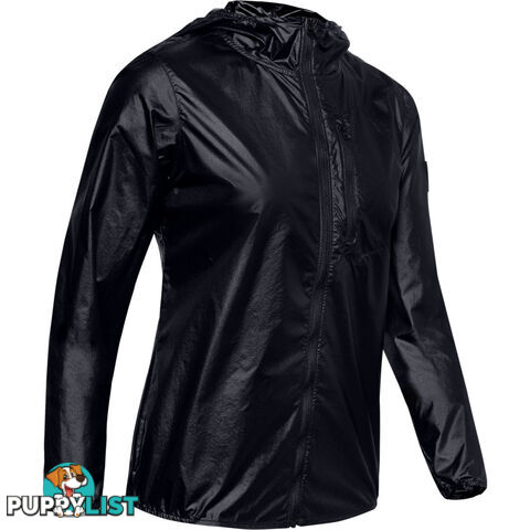 Under Armour OD Impasse Wind Womens Running Jacket - Black - LG - 1350955-001-LG