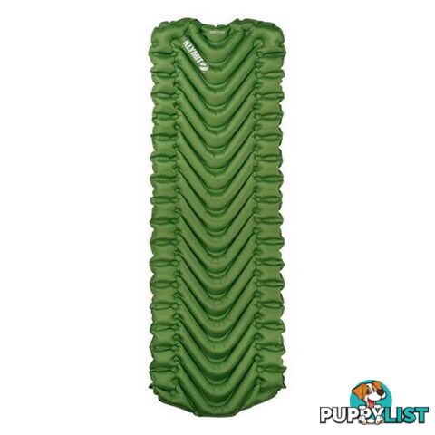 Klymit Static V Lightweight Camping Sleeping Mat - Green - Long - BK06SVGR02D