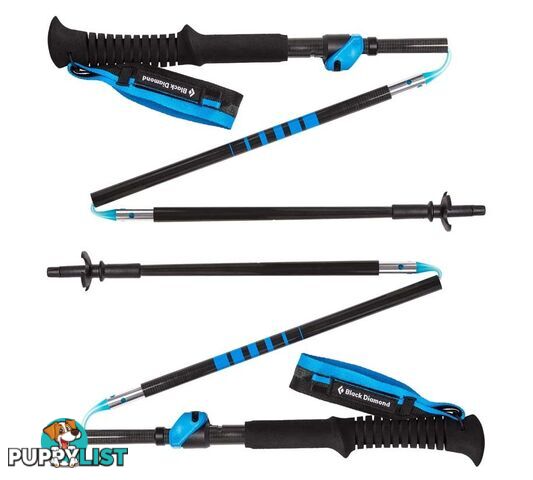 Black Diamond Distance Carbon FLZ Lightweight Hiking Poles S18 - 95-110 cm - BD11220400001101